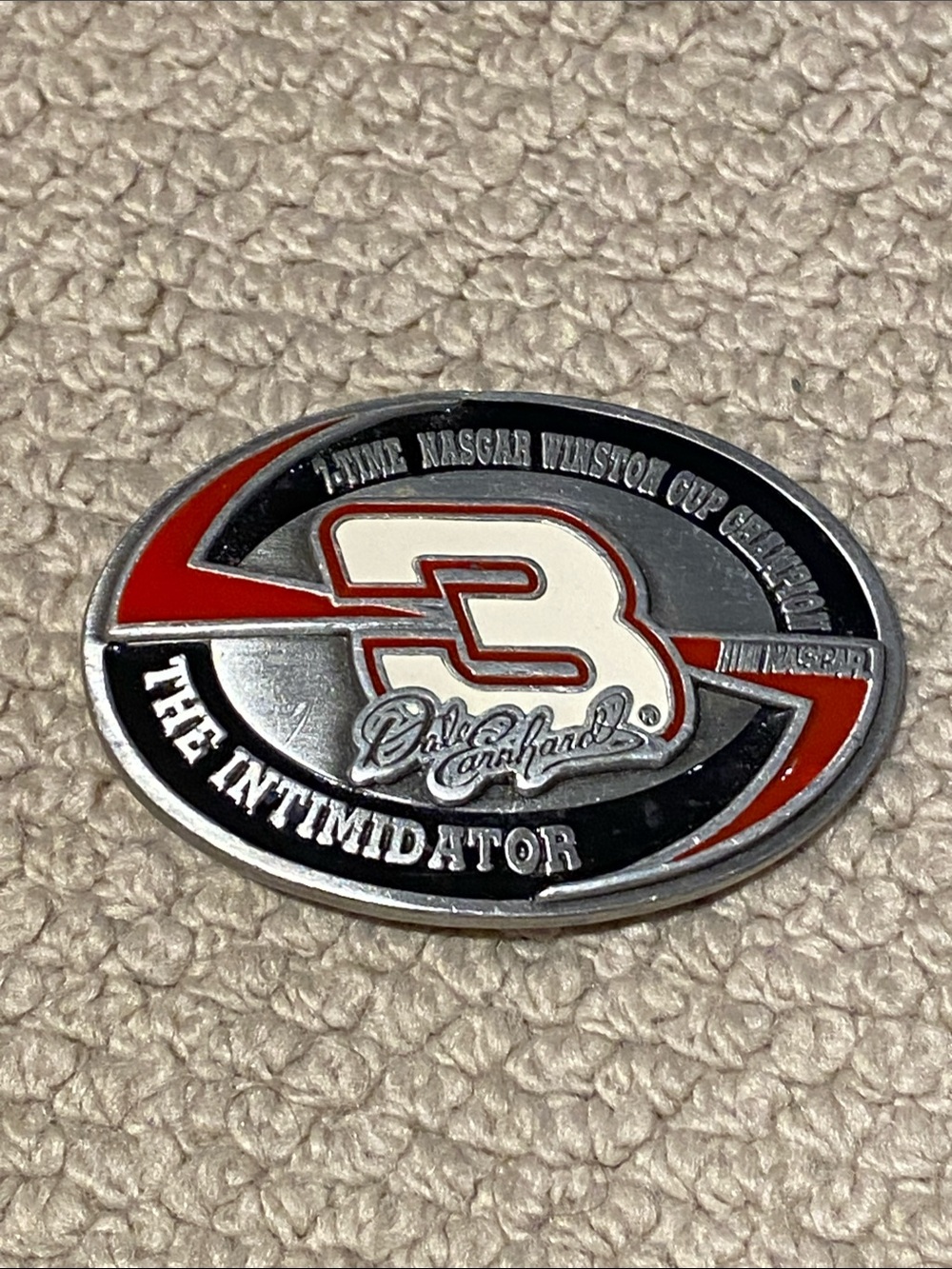 Dale Earnhardt The Intimidator NASCAR Belt Buckle